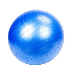 85cm 1600g Gym/Household Explosion-proof Thicken Yoga Ball Smooth Surface Blue