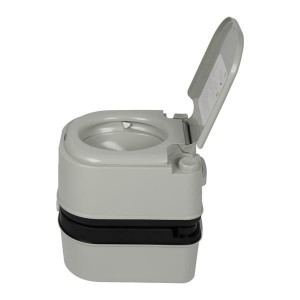 24L Portable Removable Flush Toilet Grey