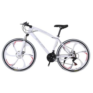White New Python shaped mountain bike 26 inch one wheel double disc brake gift car export car