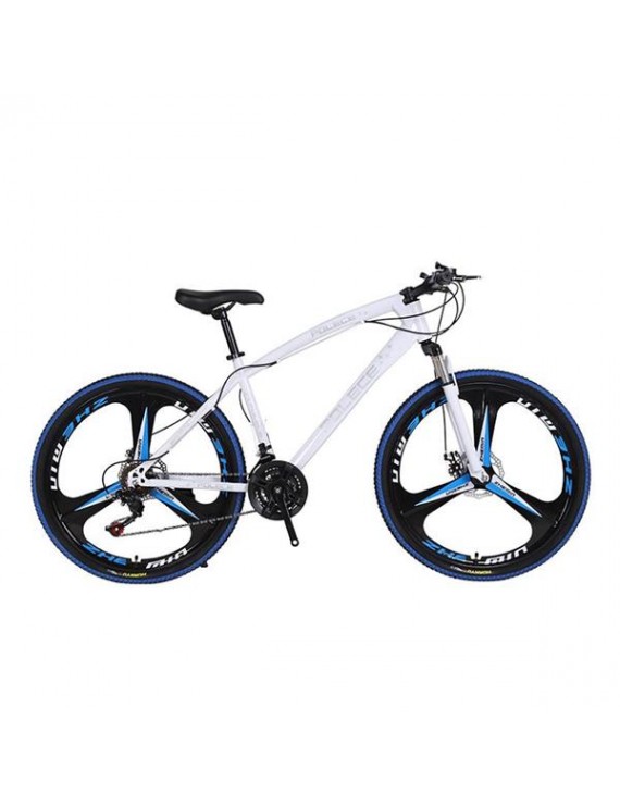 White  New Python shaped mountain bike 26 inch one wheel double disc brake gift car export car